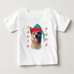 T-shirt Pour Bébé Chien de bétail australien Père Noël Paks