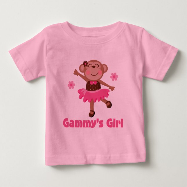 T-shirt Pour Bébé Chien de fille Gammys (Devant)