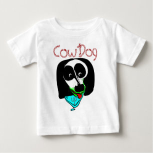 T-shirt Pour Bébé Chien de vache