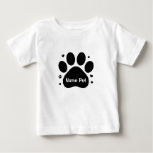 Chien personnalisé Paw Baby - Nom personnalisé de