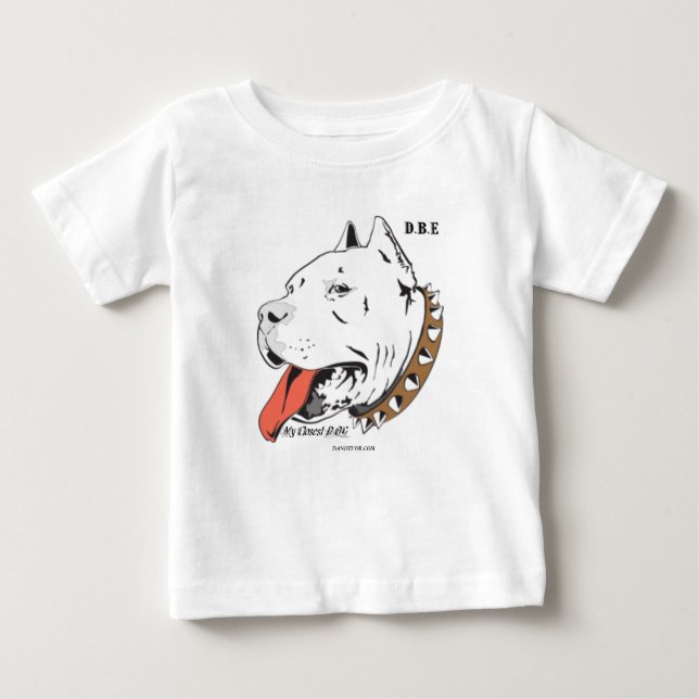 T-shirt Pour Bébé CHIEN T bby classique (Devant)
