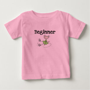 T-shirt Pour Bébé Chiffre chemise de bâton de patineur de débutant