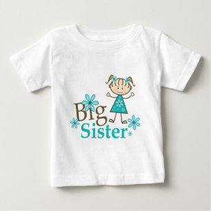 T-shirt Pour Bébé Chiffre de la grande bâche soeur