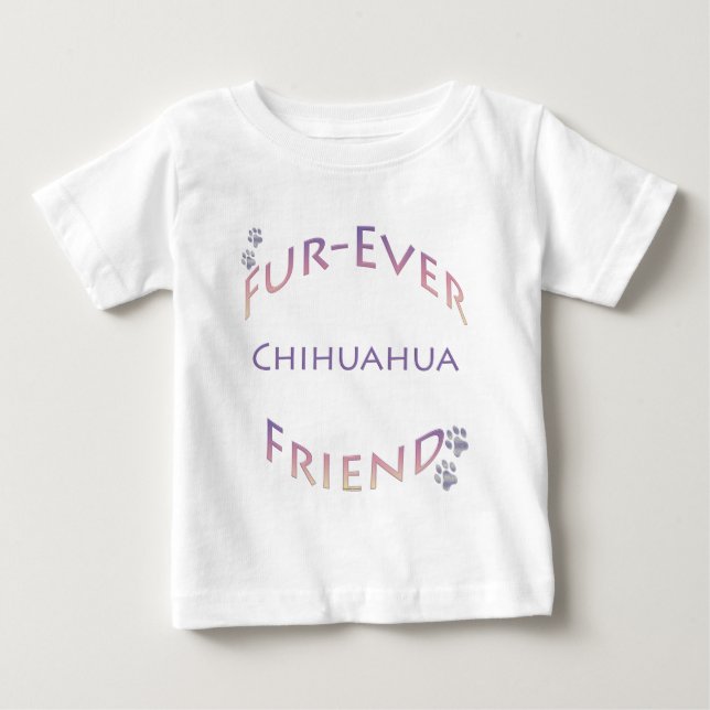 T-shirt Pour Bébé Chihuahua Furever (Devant)