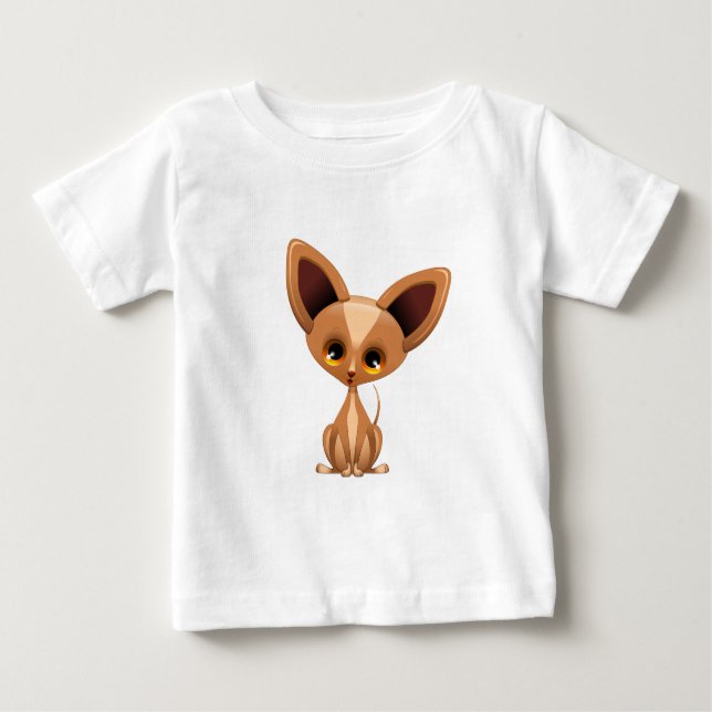T-shirt Pour Bébé Chihuahua Puppy Dog (Devant)