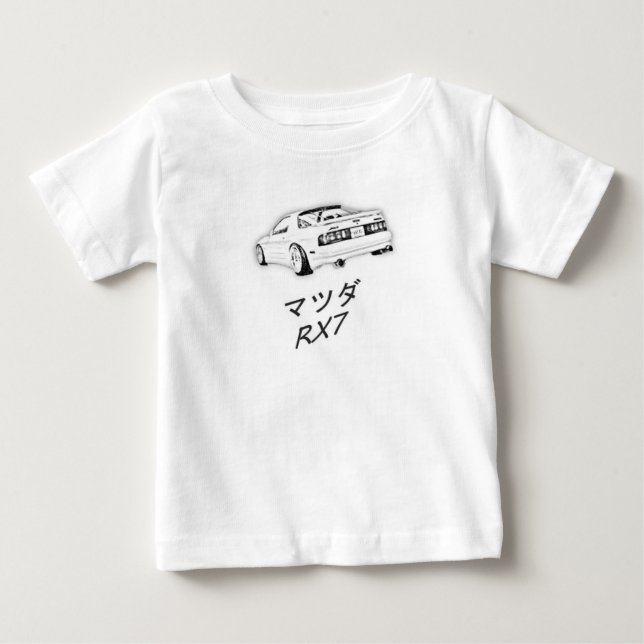 T-shirt Pour Bébé Childs RX7 (Devant)