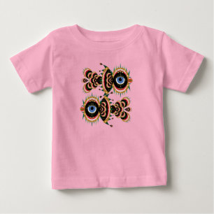 T-shirt Pour Bébé Chimera - Poisson Oiseau T-shirt bébé