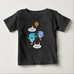 T-shirt Pour Bébé Chimie Gag Science Enseignant Bébé Anniversaire<br><div class="desc">Chimie Gag Science Enseignant Baby Birthday Baby T-Shirt. Parfait pour les futurs chimistes,  ou professeur de sciences. Avec un drôle de tableau périodique éléments blague</div>