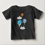 T-shirt Pour Bébé Chimie Gag Science Enseignant Bébé Anniversaire<br><div class="desc">Chimie Gag Science Enseignant Baby Birthday Baby T-Shirt. Parfait pour les futurs chimistes,  ou professeur de sciences. Avec un drôle de tableau périodique éléments blague</div>
