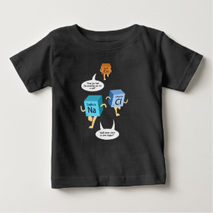 T-shirt Pour Bébé Chimie Gag Science Enseignant Bébé Anniversaire