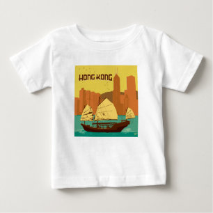 T-shirt Pour Bébé Chine Hong Kong