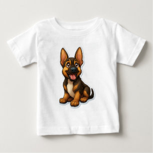 T-shirt Pour Bébé Chiot allemand Shepard