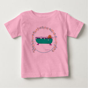 T-shirt Pour Bébé Chiot dans un tutu de baquet