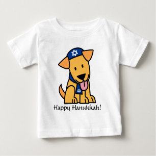 T-shirt Pour Bébé Chiot juif de Hanoukka labrador retriever