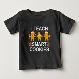 T-shirt Pour Bébé Chirte enseignante amusante J'enseigne les cookies