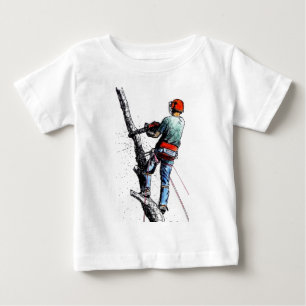 T-shirt Pour Bébé Chirurgien d'arbre d'arboriste