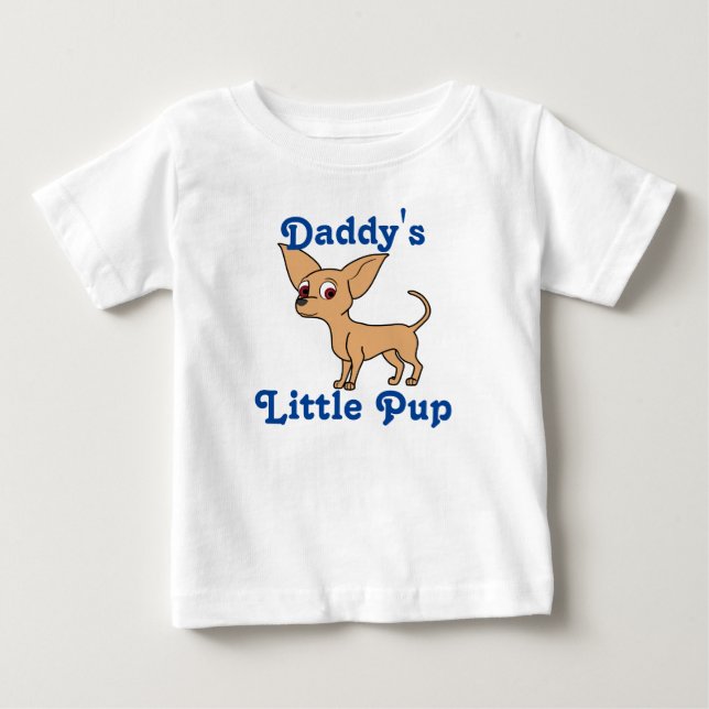 T-shirt Pour Bébé Chiwawa de faon avec les cheveux courts (Devant)