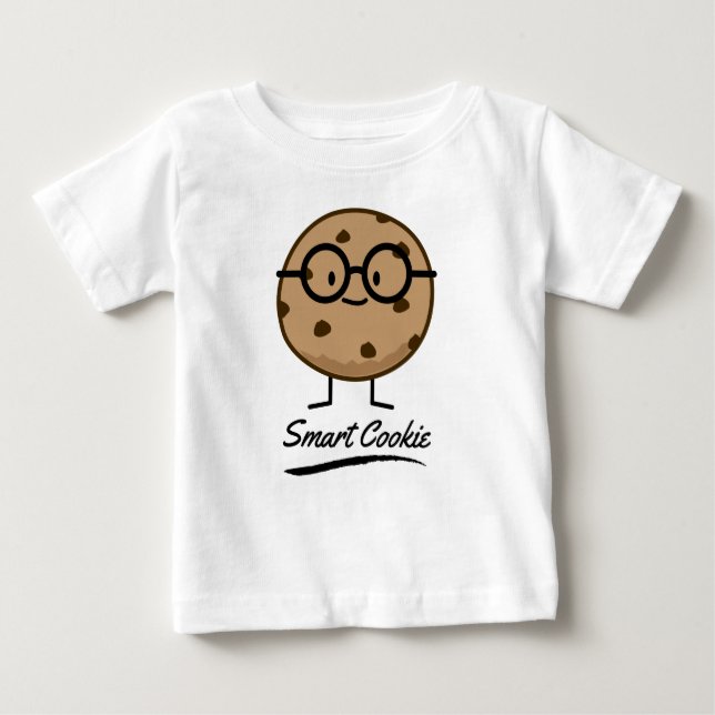 T-shirt Pour Bébé Chocolat Cookie Smart Cookies (Devant)