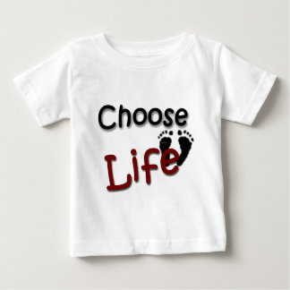 T-shirt Pour Bébé Choisissez la vie