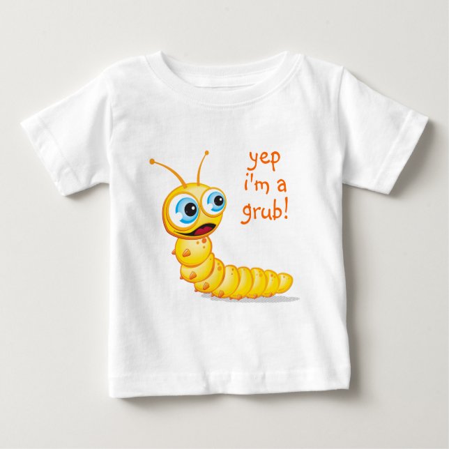 T-shirt Pour Bébé Chomp the Grub :: (Devant)