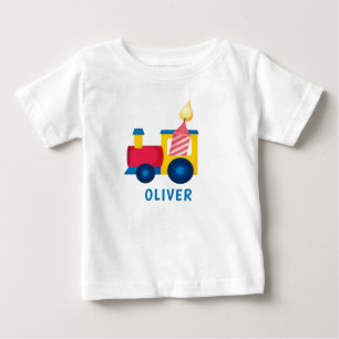 T-shirt Pour Bébé Choo Choo Choo Personnalisé Je suis 1 Thème de tra