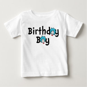 T-shirt Pour Bébé Chose Une Chose Deux Jumeaux Anniversaire   Birthd