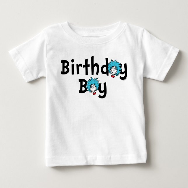 T-shirt Pour Bébé Chose Une Chose Deux Jumeaux Anniversaire | Birthd (Devant)