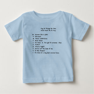 T-shirt Pour Bébé Choses du principal 10 mon papa             …