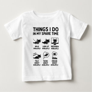 T-shirt Pour Bébé Choses que je fais pendant mon temps libre Passion