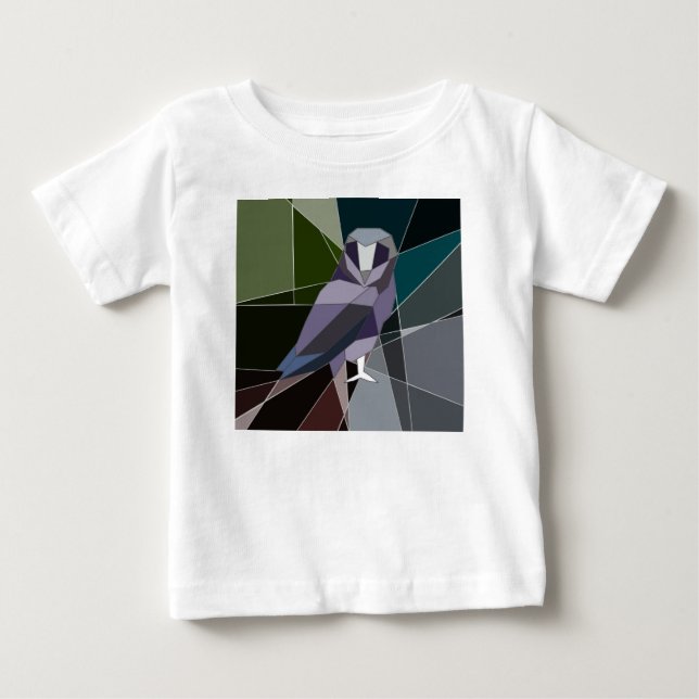 T-shirt Pour Bébé chouette (Devant)