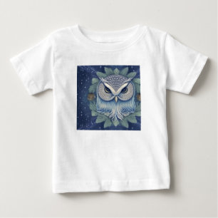 T-shirt Pour Bébé Chouette de forêt d'Imaginaires mystique