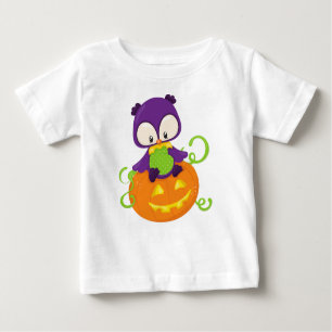 T-shirt Pour Bébé Chouette d'Halloween, Chouette mignonne, Chouette 