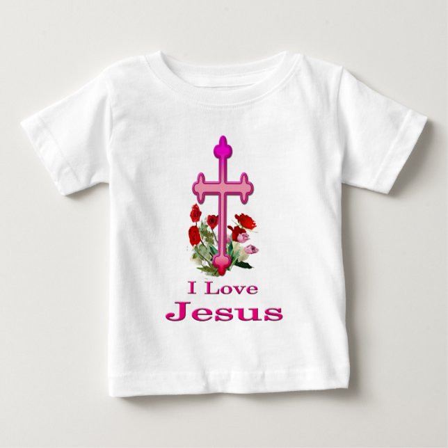 T-shirt Pour Bébé chrétien (Devant)