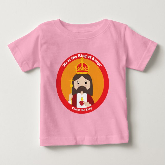 T-shirt Pour Bébé Christ le Roi (Devant)