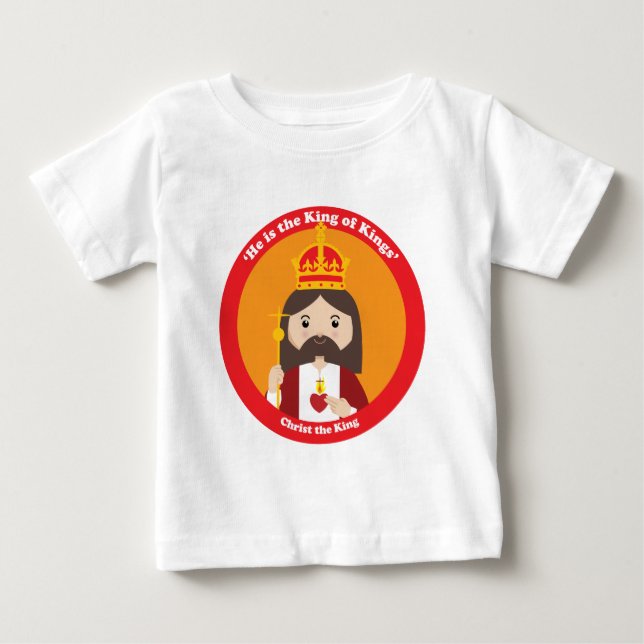 T-shirt Pour Bébé Christ le Roi (Devant)