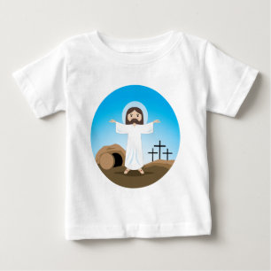 T-shirt Pour Bébé Christ ressuscité