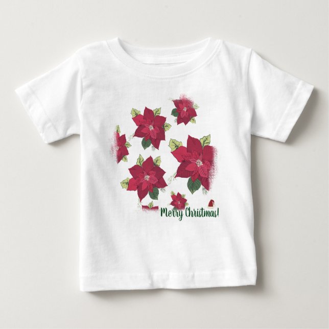 T-shirt Pour Bébé Christmast Chemise Baby Cadeau (Devant)