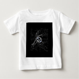 T-shirt Pour Bébé Chrome comme cancer Connexion Hevelius Engraving