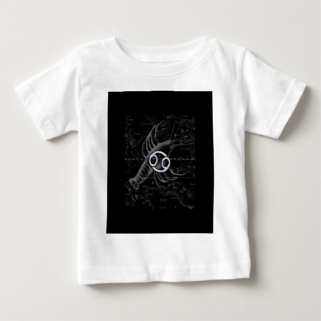 T-shirt Pour Bébé Chrome comme cancer Connexion Hevelius Engraving (Devant)
