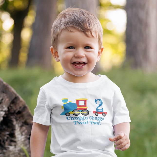 T-shirt Pour Bébé Chugga Chugga Deux Train (Créateur téléchargé)