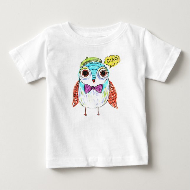 T-shirt Pour Bébé Ciao Birdy Tee (Devant)