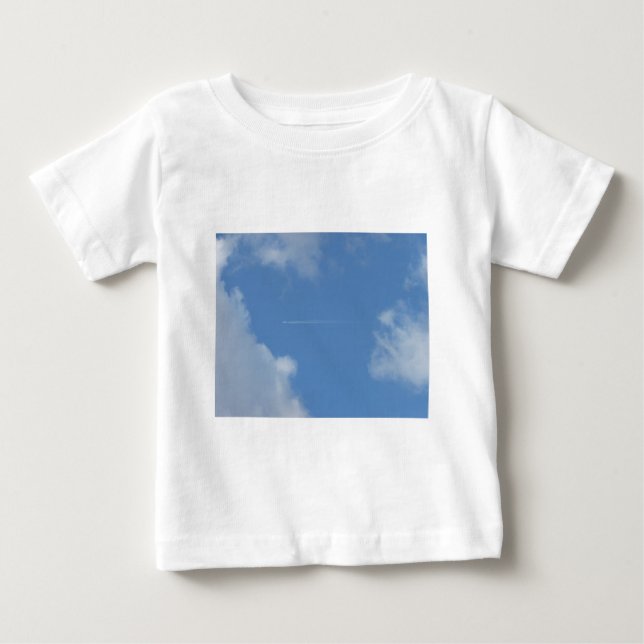 T-shirt Pour Bébé Ciel bleu (Devant)