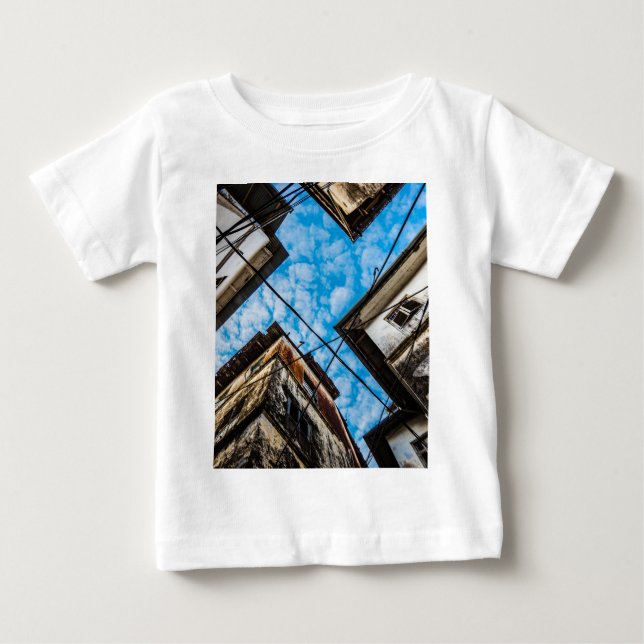 T-shirt Pour Bébé Ciel sur Stonetown, Zanzibar (Devant)
