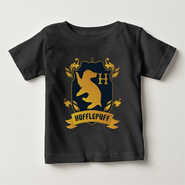 T-shirt Pour Bébé Cimetière de maison HUFFLEPUFF™ Orné (Devant)