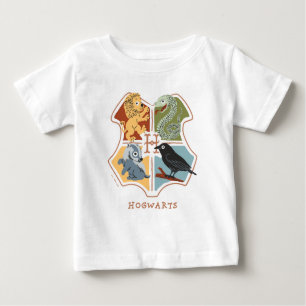 T-shirt Pour Bébé Cimier de Poudlard de dessin