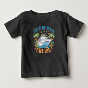 T-shirt Pour Bébé Cinco De Mayo Cruise Mexique Bateau mexicain Fiest