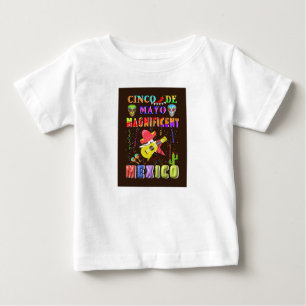 T-shirt Pour Bébé Cinco de Mayo Magnifique Mexique