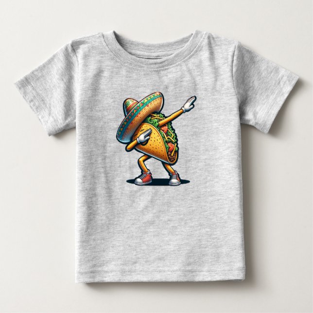 T-shirt Pour Bébé Cinco de Mayo Taco (Devant)