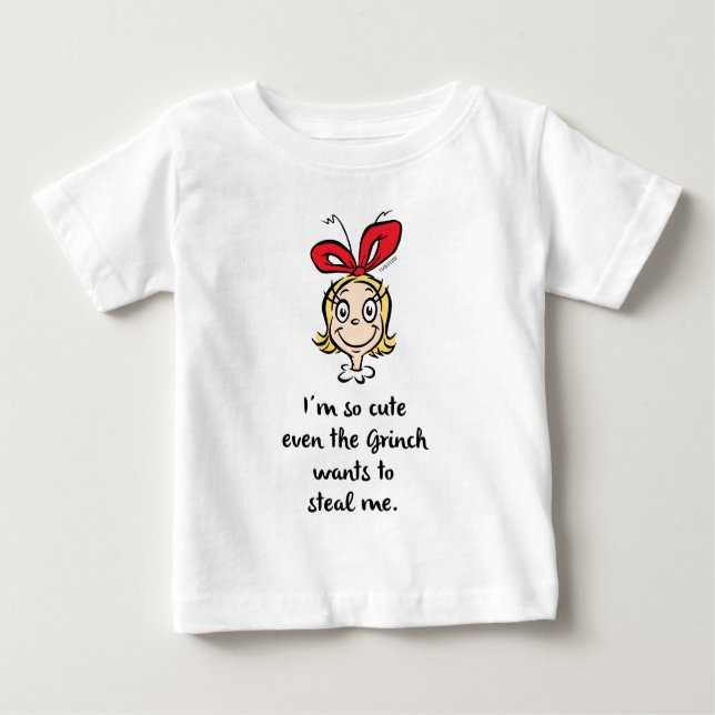 T-shirt Pour Bébé Cindy-Lou Qui | Je suis si mignonne (Devant)