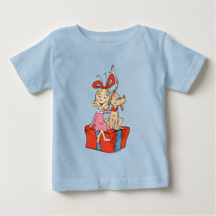 T-shirt Pour Bébé Cindy Lou Who et Max sur un cadeau